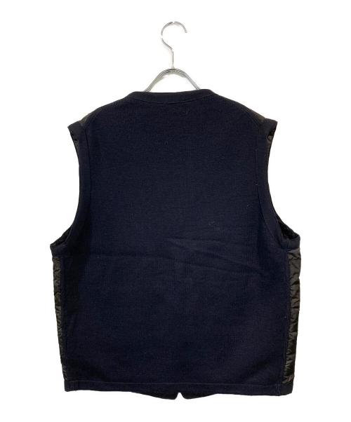 MONCLER（モンクレール）MONCLER (モンクレール) ペイズリーベスト ネイビー サイズ:SIZE XLの古着・服飾アイテム