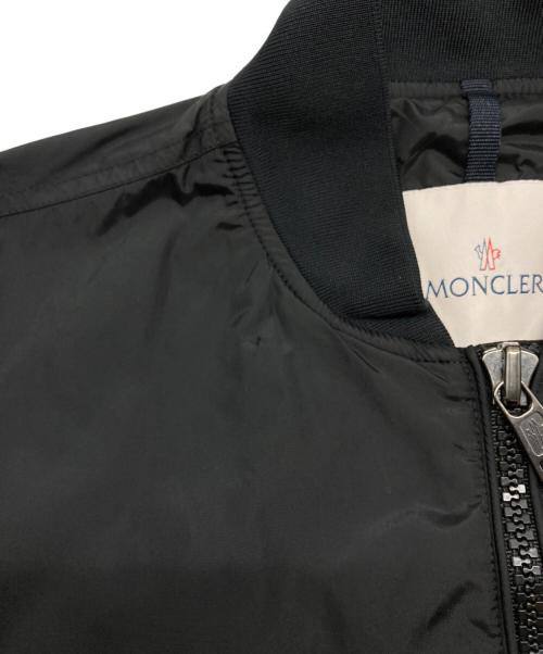 MONCLER（モンクレール）MONCLER (モンクレール) ナイロンブルゾン ブラック サイズ:SIZE 4の古着・服飾アイテム