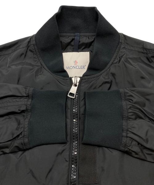 MONCLER（モンクレール）MONCLER (モンクレール) ナイロンブルゾン ブラック サイズ:SIZE 4の古着・服飾アイテム