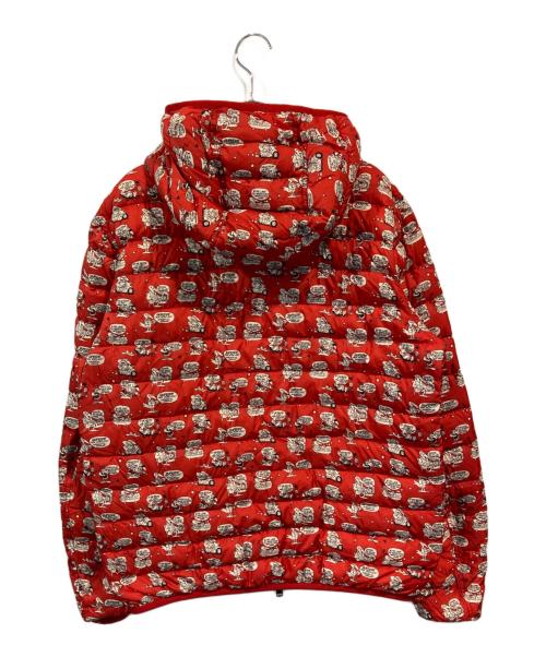MONCLER（モンクレール）MONCLER (モンクレール) リバーシブルダウンジャケット レッド サイズ:3の古着・服飾アイテム