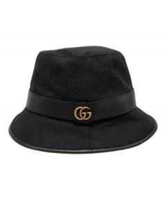 中古・古着通販】GUCCI (グッチ) エンボス バケットハット ブラック