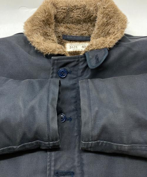 HOUSTON（ヒューストン）HOUSTON (ヒューストン) デッキジャケット ネイビー サイズ:40の古着・服飾アイテム