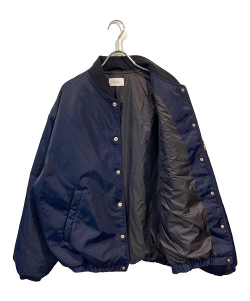 BALLY（バリー）BALLY (バリー) バンドカラー ボンバージャケット ネイビー サイズ:Mの古着・服飾アイテム