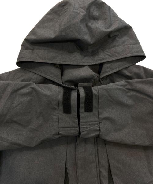 NISHIKAWA DOWN（ニシカワダウン）NISHIKAWA DOWN (ニシカワダウン) nano・universe (ナノ・ユニバース) ハイブリッドフードステンカラーダウンコート グレー サイズ:SIZE Sの古着・服飾アイテム