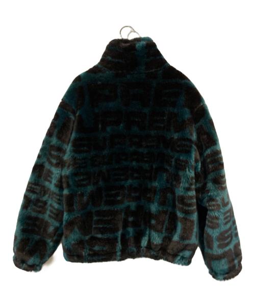 SUPREME（シュプリーム）Supreme (シュプリーム) faux fur repeater bomber jacket グリーン サイズ:SIZE Mの古着・服飾アイテム