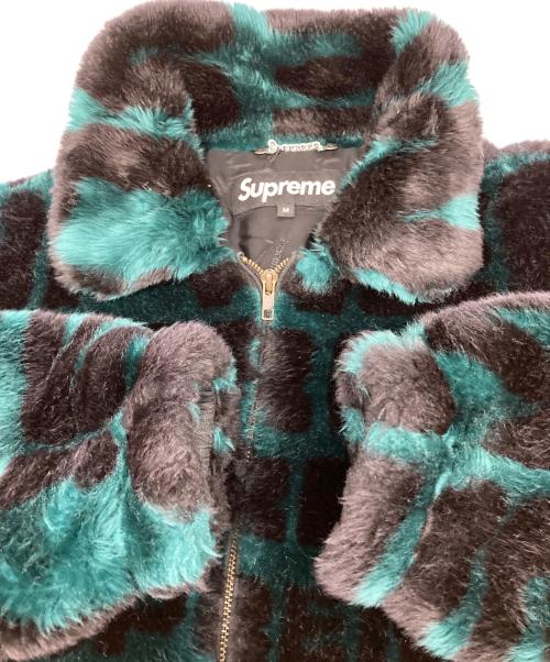 SUPREME（シュプリーム）Supreme (シュプリーム) faux fur repeater bomber jacket グリーン サイズ:SIZE Mの古着・服飾アイテム