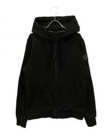 CANADA GOOSE（カナダグース）の古着「ヒューロン フルジップ フーディー」｜ブラック