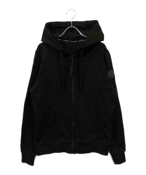 CANADA GOOSE（カナダグース）CANADA GOOSE (カナダグース) ヒューロン フルジップ フーディー ブラック サイズ:SIZE Sの古着・服飾アイテム