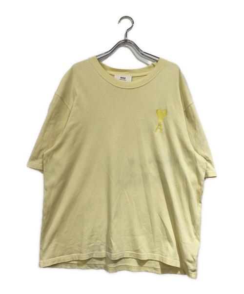 ami（アミ）ami (アミ) Tシャツ イエロー サイズ:Mの古着・服飾アイテム