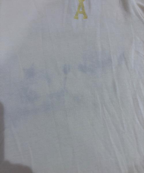 ami（アミ）ami (アミ) Tシャツ イエロー サイズ:Mの古着・服飾アイテム