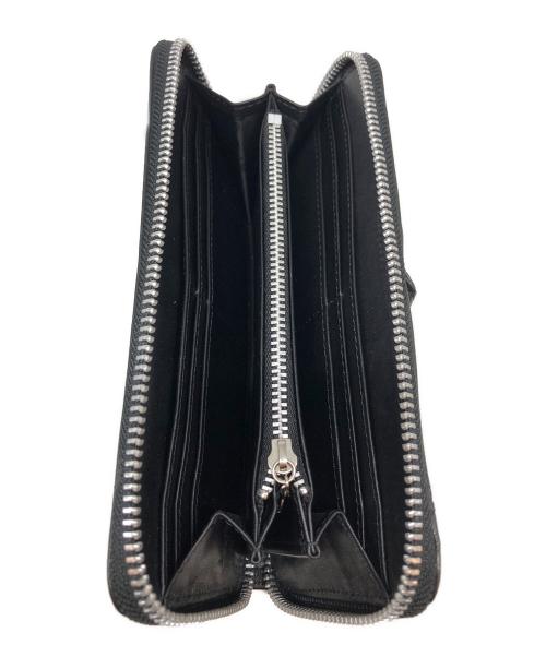 Schott（ショット）Schott (ショット) LEATHER RIDERS ZIP WALLET ブラックの古着・服飾アイテム