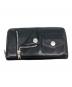Schott（ショット）の古着「LEATHER RIDERS ZIP WALLET」｜ブラック