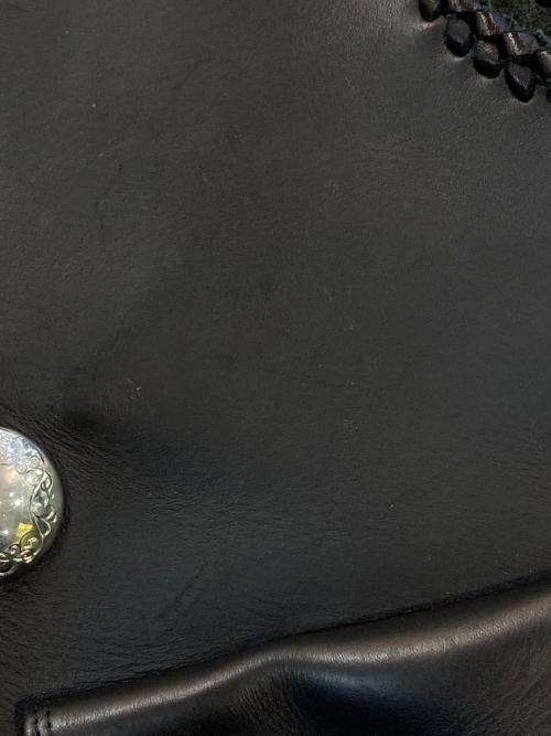 CALF（カルフ）CALF (カルフ) レザーベスト ブラック サイズ:SIZE Sの古着・服飾アイテム