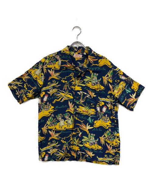 Sun Surf（サンサーフ）Sun Surf (サンサーフ) アロハシャツ ネイビー サイズ:SIZE Mの古着・服飾アイテム