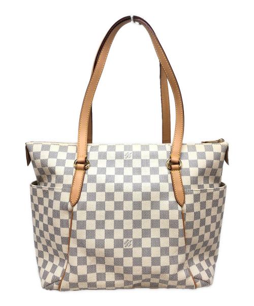 LOUIS VUITTON（ルイ ヴィトン）LOUIS VUITTON (ルイ ヴィトン) トートバッグ ホワイト×ネイビーの古着・服飾アイテム