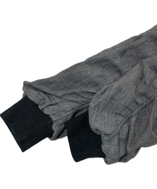 COMMON DIVISOR（コモンデバイザー）COMMON DIVISOR (コモンデバイザー) CASSIENプリーツリブスタンドカラージャケット グレー サイズ:SIZE Lの古着・服飾アイテム