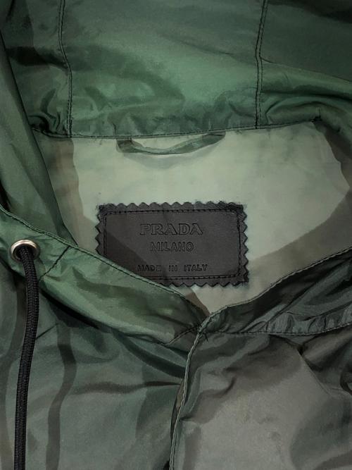 PRADA（プラダ）PRADA (プラダ) ナイロンジャケット グリーン サイズ:SIZE Mの古着・服飾アイテム