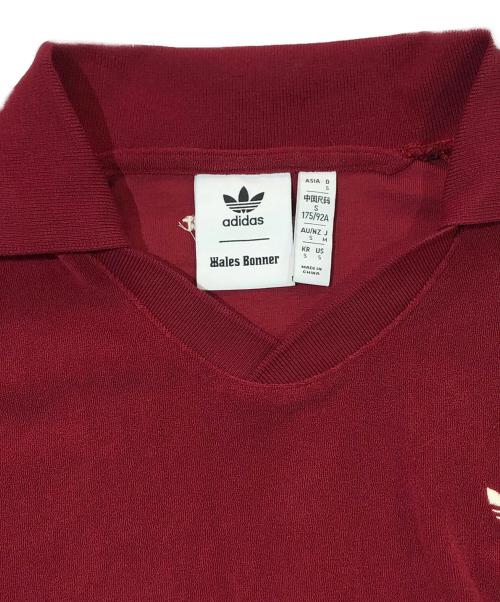 adidas（アディダス）adidas (アディダス) WALES BONNER (ウェールズボナー) ポロシャツ/WB TERRY POLO レッド サイズ:SIZE Mの古着・服飾アイテム