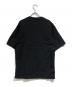 BURBERRY (バーバリー) ロゴ刺繍Tシャツ ブラック サイズ:SIZE M：12000円