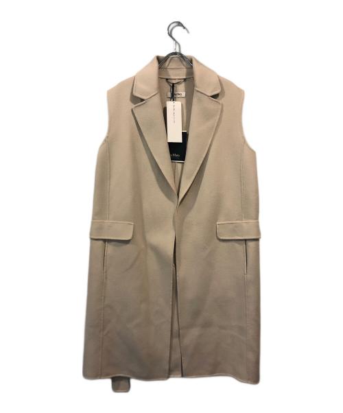 'S Max Mara（エスマックスマーラ）'S Max Mara (エスマックスマーラ) ウールロングジレ ベージュ サイズ:SIZE42 未使用品の古着・服飾アイテム
