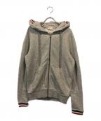 MONCLERモンクレール）の古着「ジップパーカー」｜グレー