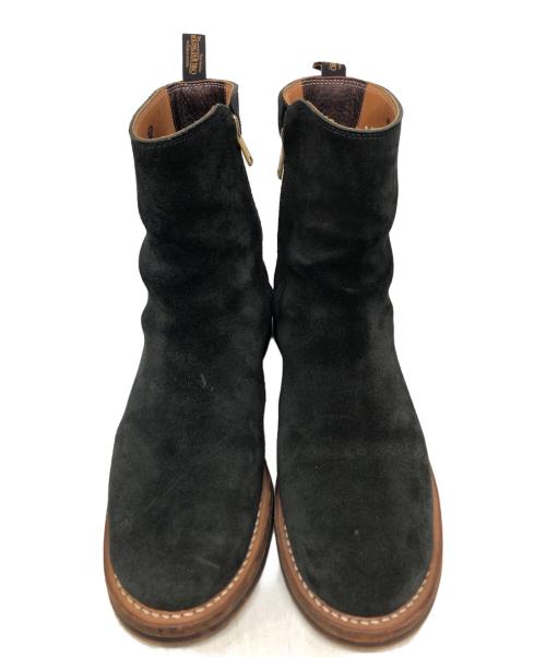 ROLLING DUB TRIO（ローリングダブトリオ）ROLLING DUB TRIO (ローリングダブトリオ) スウェードサイドゴアブーツ ブラック サイズ:9の古着・服飾アイテム