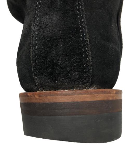 ROLLING DUB TRIO（ローリングダブトリオ）ROLLING DUB TRIO (ローリングダブトリオ) スウェードサイドゴアブーツ ブラック サイズ:9の古着・服飾アイテム