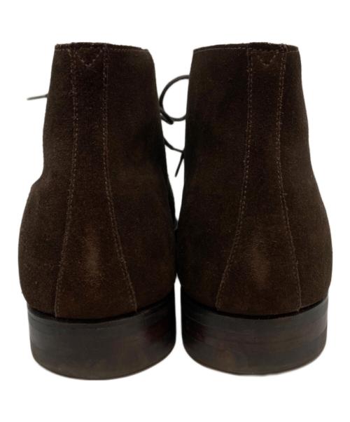 Crockett & Jones（クロケット＆ジョーンズ）Crockett & Jones (クロケット＆ジョーンズ) スウェードチャッカブーツ ブラウン サイズ:8 1/2の古着・服飾アイテム