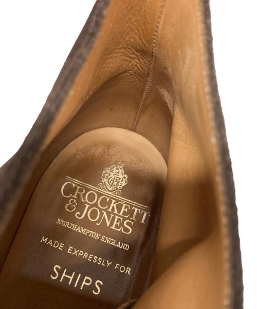 Crockett & Jones（クロケット＆ジョーンズ）Crockett & Jones (クロケット＆ジョーンズ) スウェードチャッカブーツ ブラウン サイズ:8 1/2の古着・服飾アイテム
