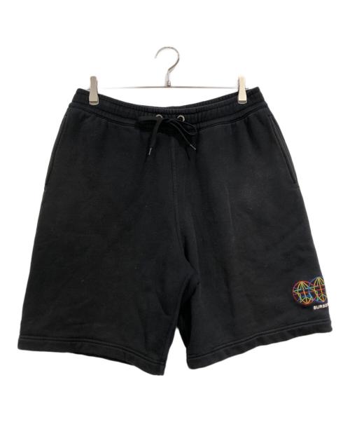 BURBERRY（バーバリー）BURBERRY (バーバリー) スウェットハーフパンツ ブラック サイズ:SIZE Mの古着・服飾アイテム