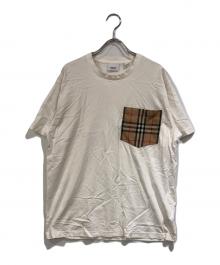 BURBERRY（バーバリー）の古着「ポケットTシャツ」｜ホワイト
