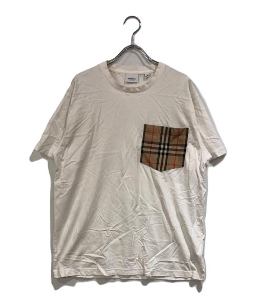 BURBERRY（バーバリー）BURBERRY (バーバリー) ポケットTシャツ ホワイト サイズ:SIZE Sの古着・服飾アイテム