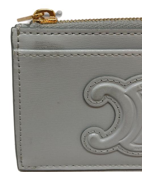CELINE（セリーヌ）CELINE (セリーヌ) トリオンフコインケース ブルーの古着・服飾アイテム