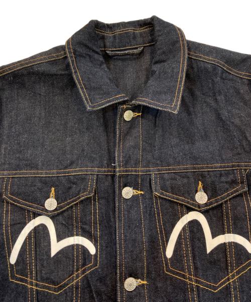 EVISU（エヴィス）EVISU (エヴィス) カモメプリントデニムジャケット インディゴ サイズ:SIZE XXLの古着・服飾アイテム