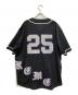 SUPREME (シュプリーム) Old English Baseball Jersey ブラック×パープル サイズ:SIZE L：15000円