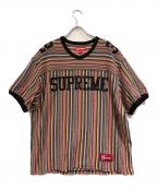 SUPREMEシュプリーム）の古着「Open Knit Football Top」｜マルチカラー