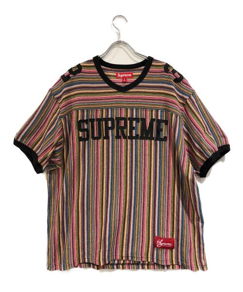 SUPREME（シュプリーム）SUPREME (シュプリーム) Open Knit Football Top マルチカラー サイズ:SIZE XLの古着・服飾アイテム