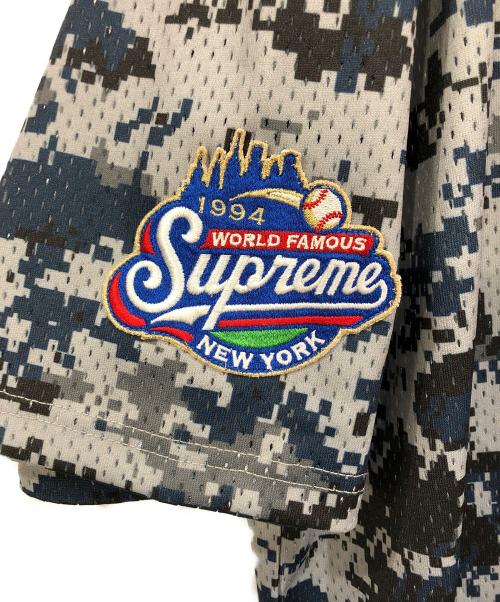 SUPREME（シュプリーム）SUPREME (シュプリーム) S Logo Baseball Henley ネイビー×グレー サイズ:SIZE XLの古着・服飾アイテム