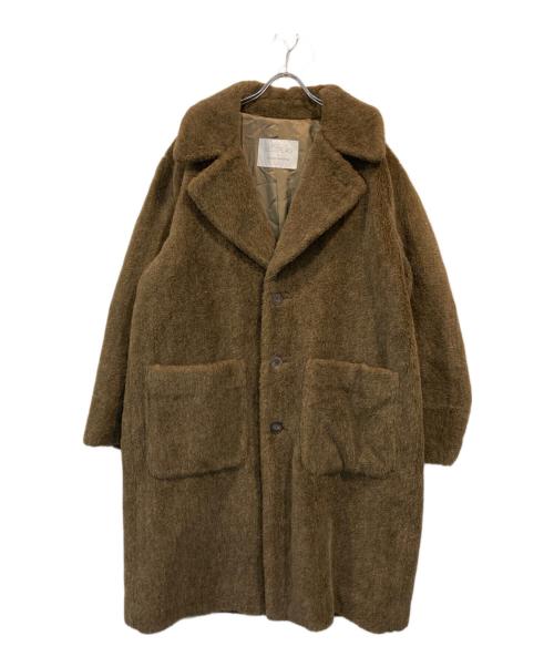 BLUEFLAG（ブルーフラッグ）BLUEFLAG (ブルーフラッグ) kiminori morishita (キミノリ モリシタ) コート ブラウン サイズ:SIZE Lの古着・服飾アイテム