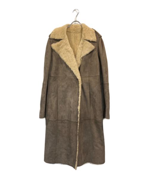 LOEWE（ロエベ）LOEWE (ロエベ) ムートンコート グレー サイズ:SIZE 40の古着・服飾アイテム