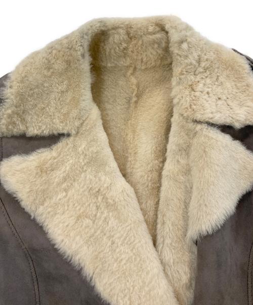 LOEWE（ロエベ）LOEWE (ロエベ) ムートンコート グレー サイズ:SIZE 40の古着・服飾アイテム