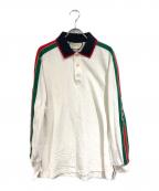 GUCCIグッチ）の古着「ポロシャツ」｜ホワイト