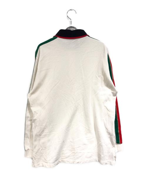 GUCCI（グッチ）GUCCI (グッチ) ポロシャツ ホワイト サイズ:Mの古着・服飾アイテム