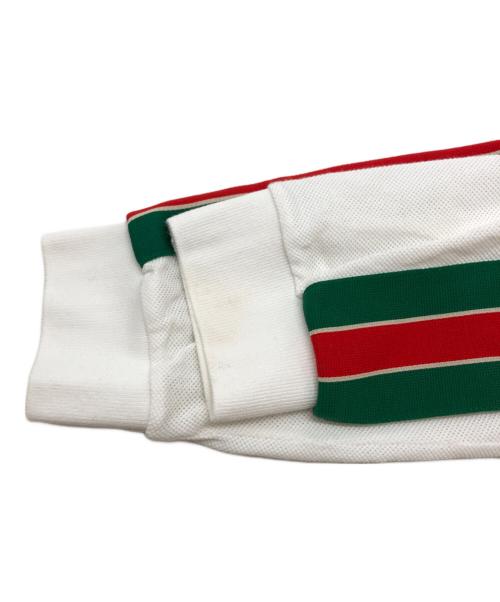 GUCCI（グッチ）GUCCI (グッチ) ポロシャツ ホワイト サイズ:Mの古着・服飾アイテム