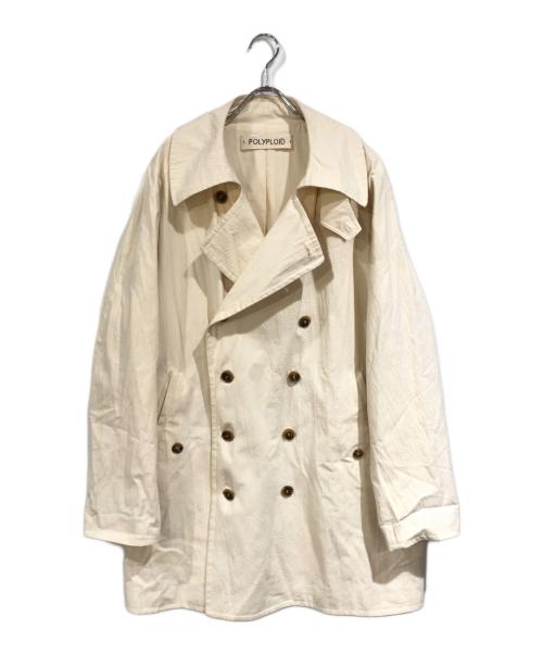 POLYPLOID（ポリプロイド）POLYPLOID (ポリプロイド) コットンPコート アイボリー サイズ:3の古着・服飾アイテム