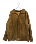 HENDER SCHEMEエンダースキーマ）の古着「スエードシャツ」｜ブラウン