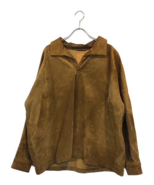 HENDER SCHEME（エンダースキーマ）Hender Scheme (エンダースキーマ) スエードシャツ ブラウン サイズ:-の古着・服飾アイテム