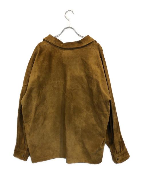 HENDER SCHEME（エンダースキーマ）Hender Scheme (エンダースキーマ) スエードシャツ ブラウン サイズ:-の古着・服飾アイテム