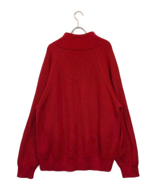CLESSTE（クレスト）CLESSTE (クレスト) FINE WOOL ZIP KNIT PULLOVER レッド サイズ:SIZE 2の古着・服飾アイテム