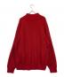 CLESSTE (クレスト) FINE WOOL ZIP KNIT PULLOVER レッド サイズ:SIZE 2：12000円